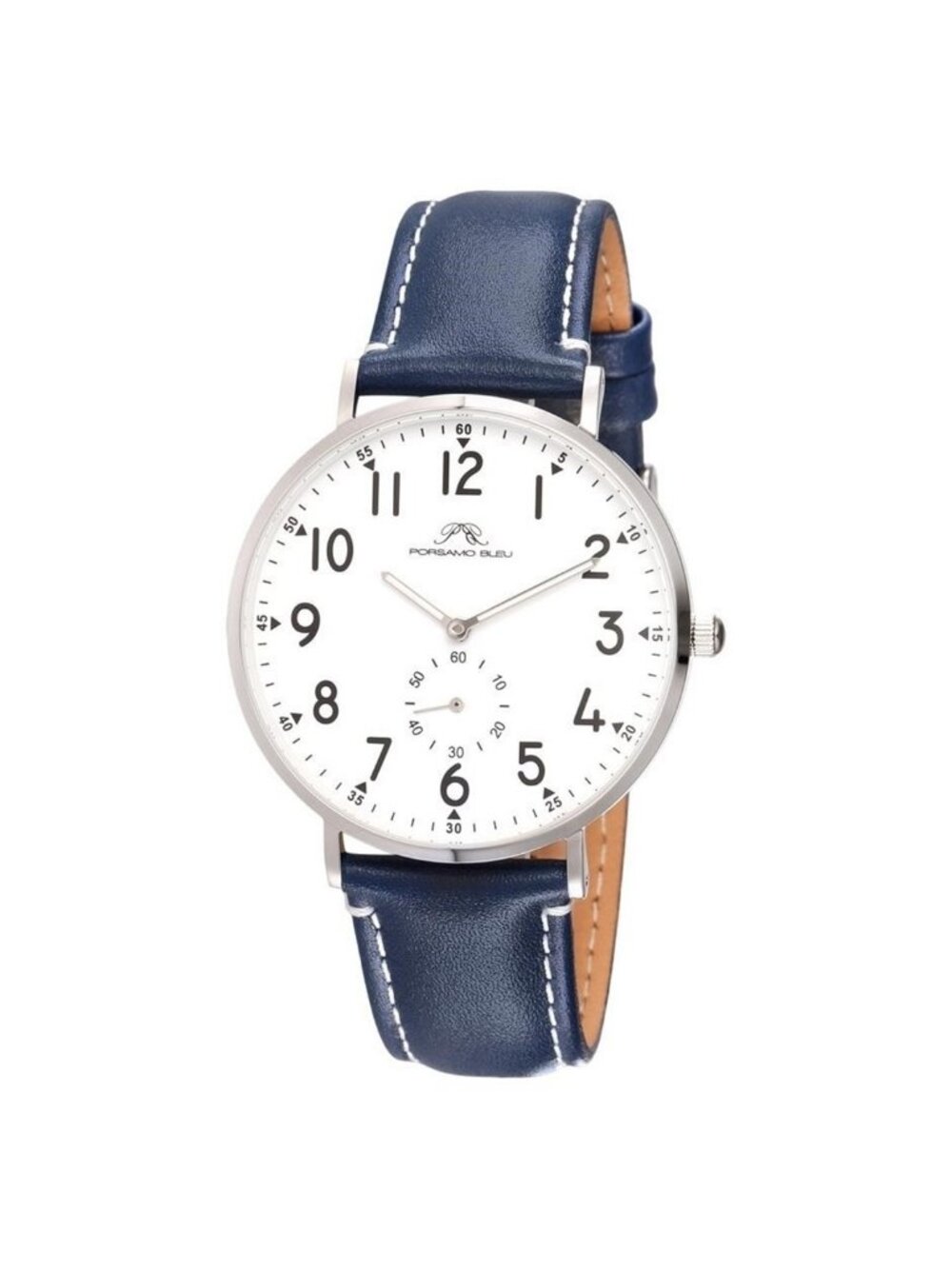 NWT Porsamo Bleu Rowan Quartz White Dial Men's Watch